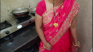 Desi married maid was fucking with owner in kitchen in clear audio Video