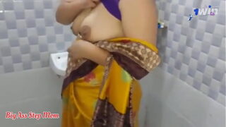 Desi Sexy Bhabi and her Husband Friend Bathroom Sex Movie Video