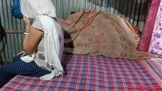 Indian Desi Sexy Maid Oral Sex by Village Boss in Bedroom Video